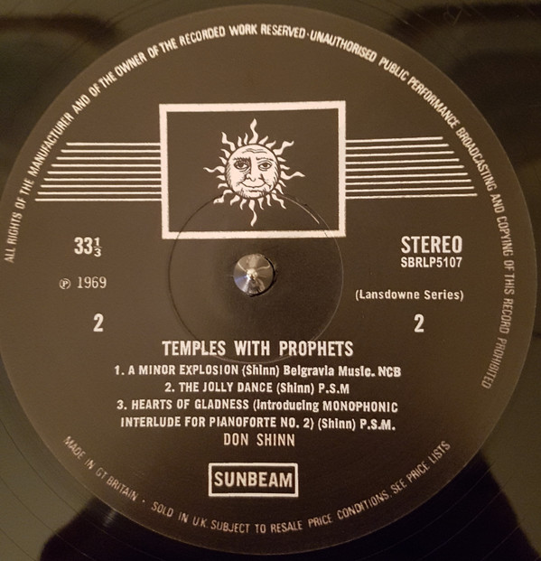 Don Shinn - Temples With Prophets | Sunbeam Records (SBRLP5107) - 2 Don Shinn - Temples With Prophets | Sunbeam Records (SBRLP5107) - 2