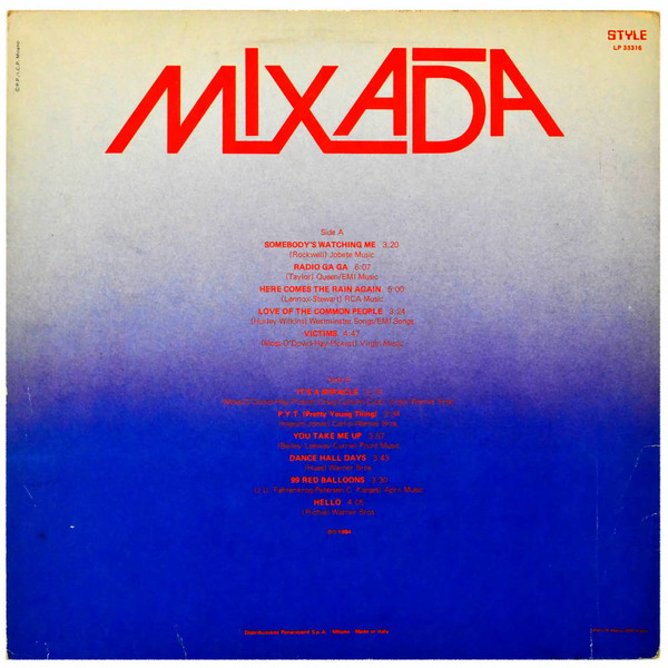 Various - Mixada | Style (LP 33316) - main Various - Mixada | Style (LP 33316) - main