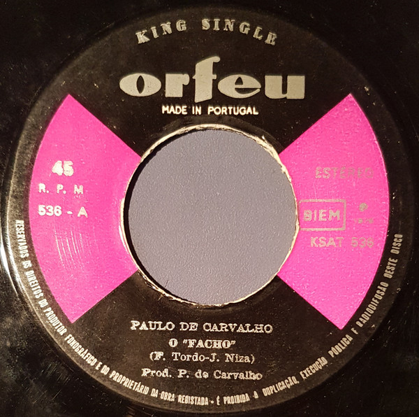 Paulo De Carvalho - O Facho | Orfeu (KSAT 536) - 3