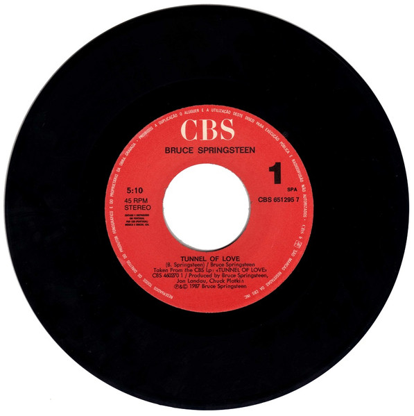 Bruce Springsteen - Tunnel Of Love | CBS (CBS 651295 7) - 3
