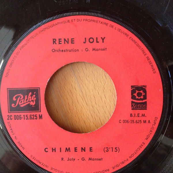 René Joly - Chimène / Château De Craie | Pathé (2 C006-15625 M) - 3