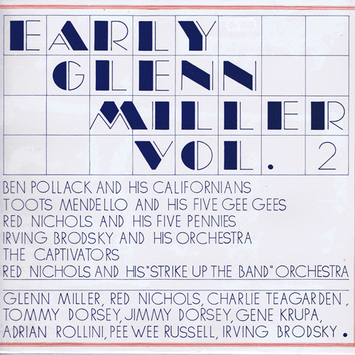 Glenn Miller - Early Glenn Miller Vol.2 | Collector's Must..! (M-8004)