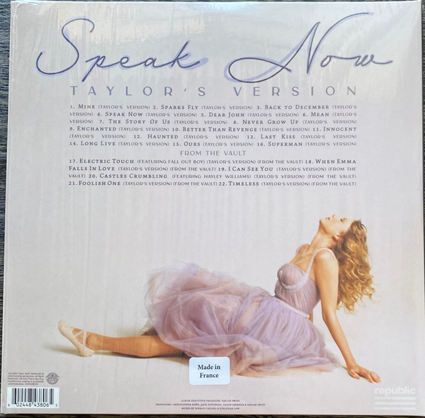 Taylor Swift - Speak Now (Taylor's Version) | Republic Records (2448438065) - 2 Taylor Swift - Speak Now (Taylor's Version) | Republic Records (2448438065) - 2