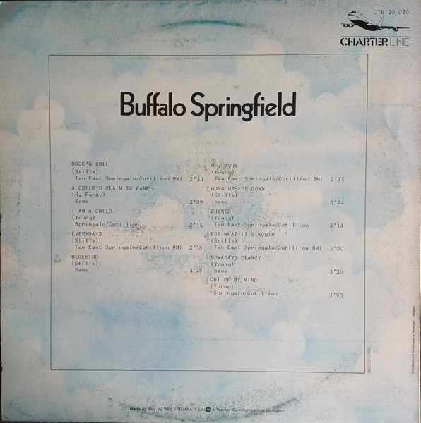 Buffalo Springfield - Buffalo Springfield | Charter Line (CTR 20 020) - 2 Buffalo Springfield - Buffalo Springfield | Charter Line (CTR 20 020) - 2