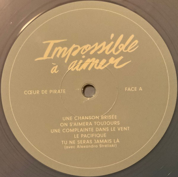 Cœur De Pirate - Impossible À Aimer (Clear Vinyl) [Vinyl] | Bravo Musique (BRAVO-004-LP) - 4