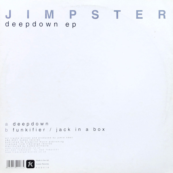 Jimpster - Deepdown EP | Kudos Records (KUDO16)