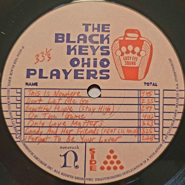The Black Keys - Ohio Players [Vinyl] | Nonesuch (075597906196) - 4