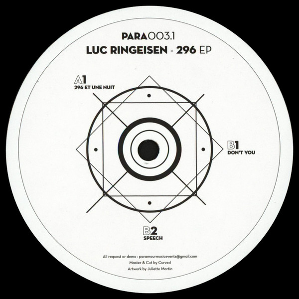 Luc Ringeisen - 296 EP | Paramour (PARA003.1) - main