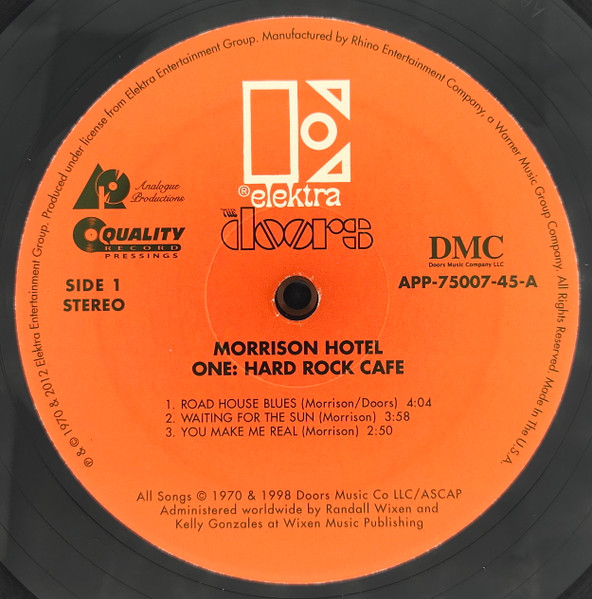 The Doors - Morrison Hotel | Analogue Productions (AAPP 75007-45) - 3 The Doors - Morrison Hotel | Analogue Productions (AAPP 75007-45) - 3