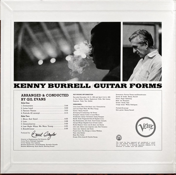 Kenny Burrell - Guitar Forms | Verve Records (602465049749) - 2 Kenny Burrell - Guitar Forms | Verve Records (602465049749) - 2