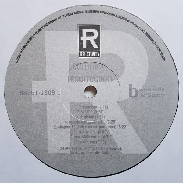 Common - Resurrection | Relativity (88561-1208-1) - 3 Common - Resurrection | Relativity (88561-1208-1) - 3