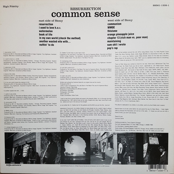 Common - Resurrection | Relativity (88561-1208-1)