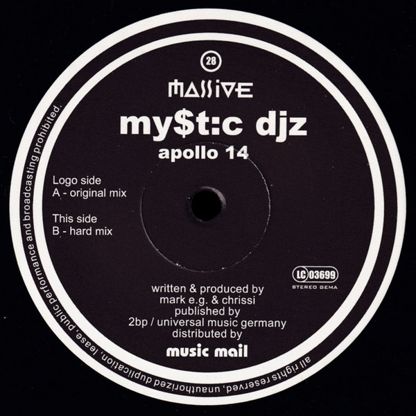 Mystic Djz - Apollo 14 | Massive Records (MASSIVE 28)
