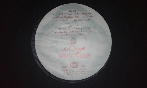 Art Bears - Winter Songs | Full Contact Records (krypt-098) - 2