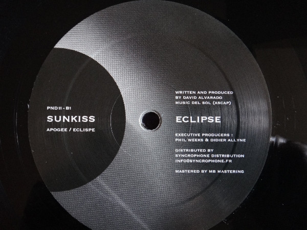 Sunkiss - Apogee | P&D (PND11) - 2