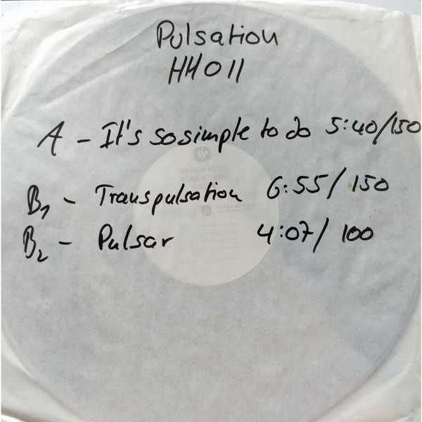 Pulsation - Pulsation | Harthouse (HH011)