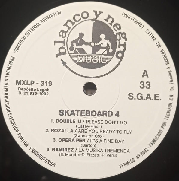 Various - Skateboard 4 | Blanco Y Negro (MXLP - 319) - 3
