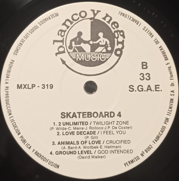 Various - Skateboard 4 | Blanco Y Negro (MXLP - 319) - 4