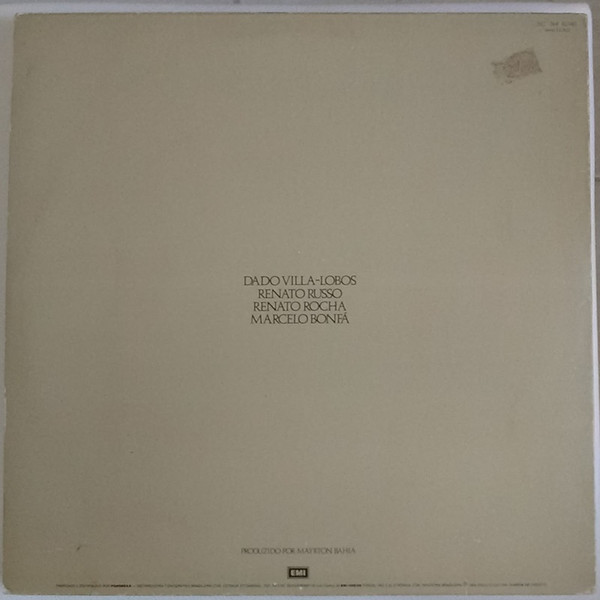 Legião Urbana - Dois | EMI (31C 064 422961) - 2