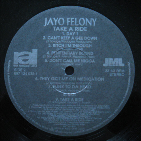 Jayo Felony - Take A Ride | JMJ (697 124 038-1) - 4 Jayo Felony - Take A Ride | JMJ (697 124 038-1) - 4