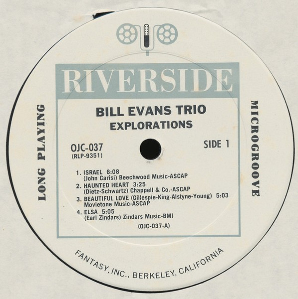 The Bill Evans Trio - Explorations | Original Jazz Classics (OJC-037) - 3 The Bill Evans Trio - Explorations | Original Jazz Classics (OJC-037) - 3