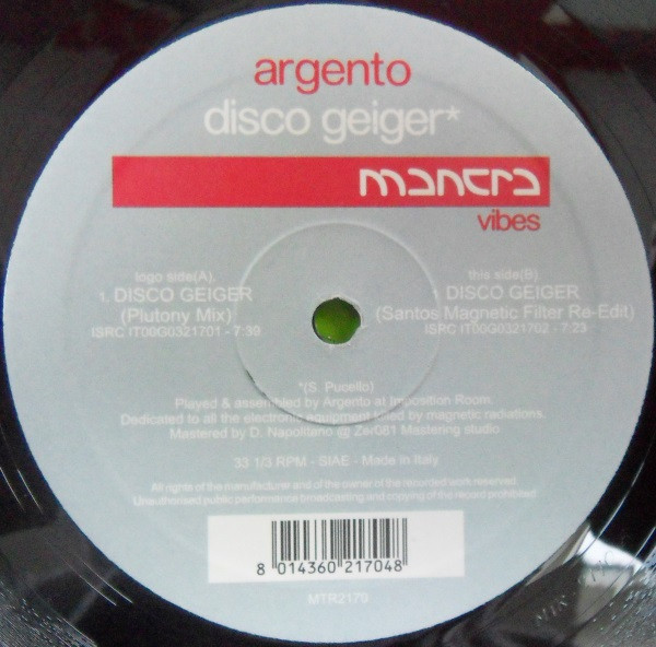 Argento - Disco Geiger | Mantra Vibes (MTR2170) - 3