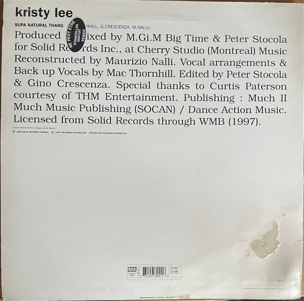 Kristy Lee - Supa Natural Thang | Disques Solid (573 941-1) - 2