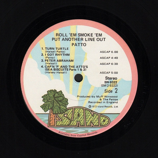 Patto - Roll 'Em Smoke 'Em Put Another Line Out | Island Records (SW-9322) - 4 Patto - Roll 'Em Smoke 'Em Put Another Line Out | Island Records (SW-9322) - 4