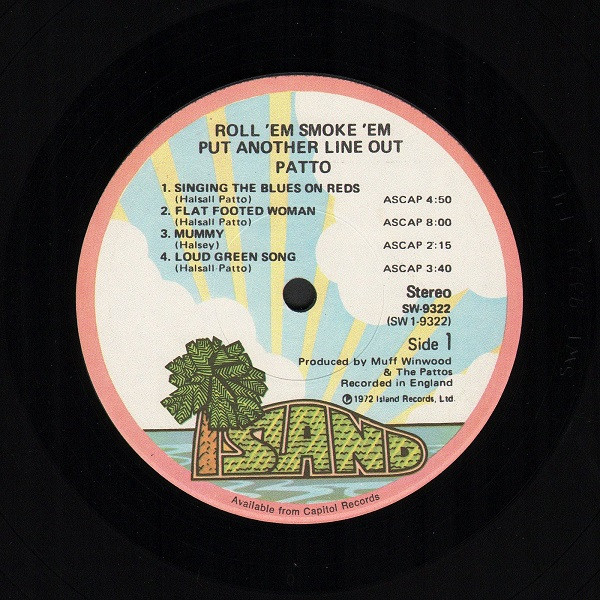 Patto - Roll 'Em Smoke 'Em Put Another Line Out | Island Records (SW-9322) - 3 Patto - Roll 'Em Smoke 'Em Put Another Line Out | Island Records (SW-9322) - 3