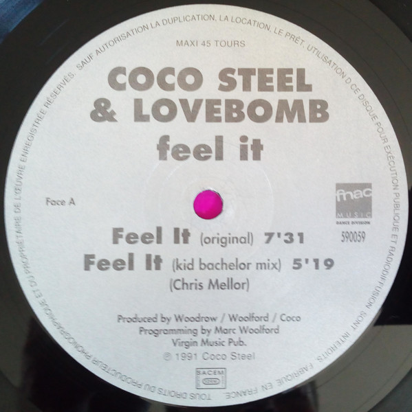 Coco Steel & Lovebomb - Feel It | Fnac Music Dance Division (590059) - 3