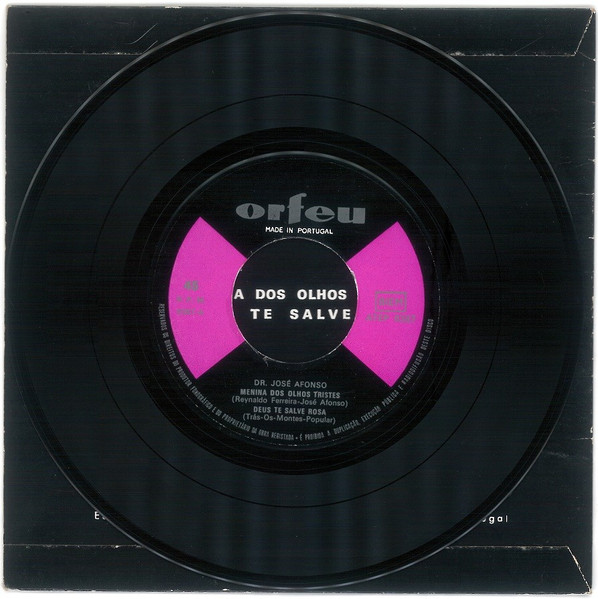 José Afonso - Menina Dos Olhos Tristes | Orfeu (ATEP 6387) - 3