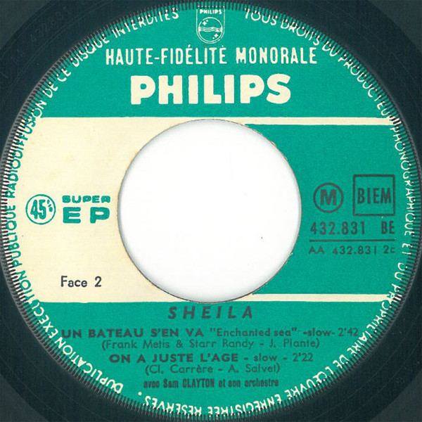 Sheila - Sheila | Philips (432.831 BE) - 4