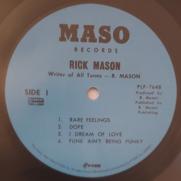 Rick Mason And Rare Feelings - The Inner Dimensions Of Rick Mason And Rare Feelings | P-Vine Records (PLP-7648) - 2 Rick Mason And Rare Feelings - The Inner Dimensions Of Rick Mason And Rare Feelings | P-Vine Records (PLP-7648) - 2