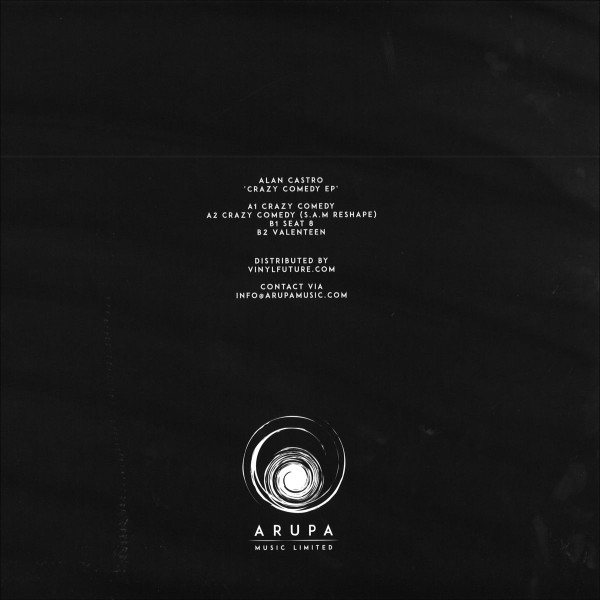 Alan Castro - Crazy Comedy EP (USED) | Arupa Music Limited (AMVL001) - 2 Alan Castro - Crazy Comedy EP (USED) | Arupa Music Limited (AMVL001) - 2