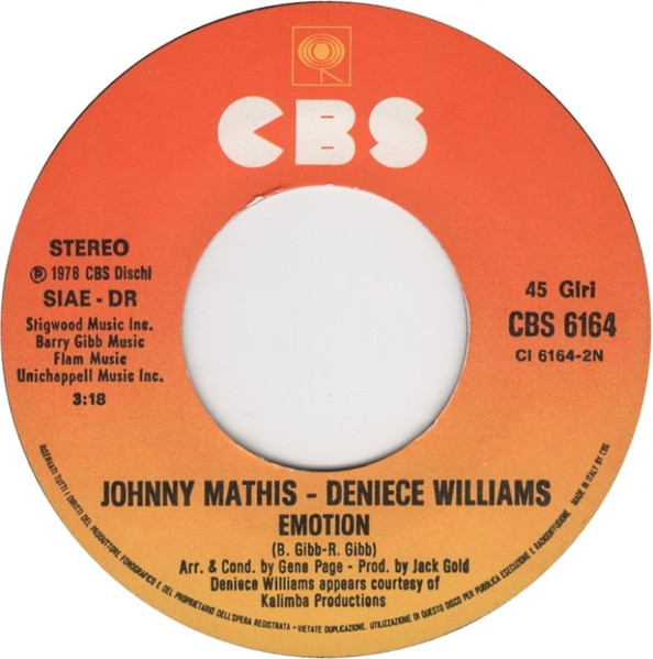 Johnny Mathis & Deniece Williams - Too Much, Too Little, Too Late | CBS (CBS 6164) - 3 Johnny Mathis & Deniece Williams - Too Much, Too Little, Too Late | CBS (CBS 6164) - 3