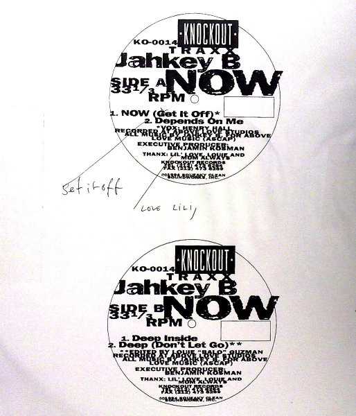 Jahkey B - Now | Knockout Records (KO-0014)