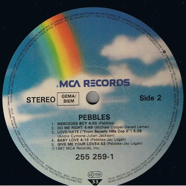 Pebbles - Pebbles | MCA Records (255 259-1) - 4 Pebbles - Pebbles | MCA Records (255 259-1) - 4