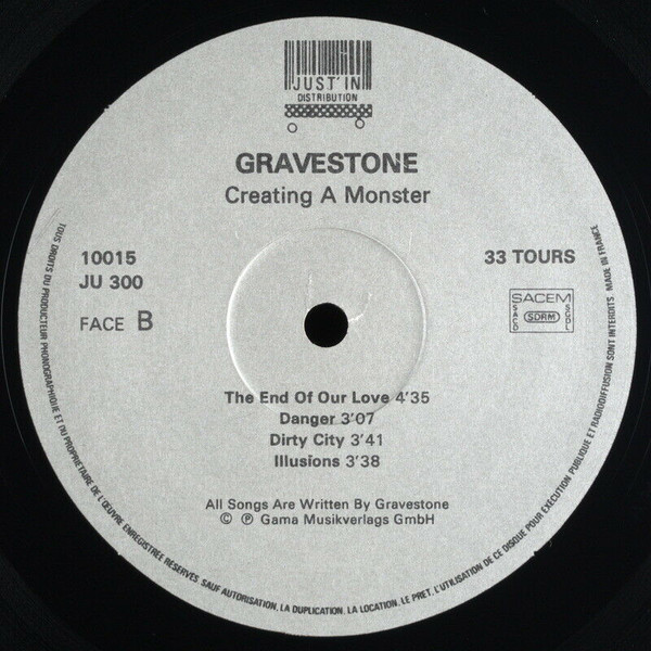 Gravestone - Creating A Monster | Just'In Distribution (10015 JU 300) - 4