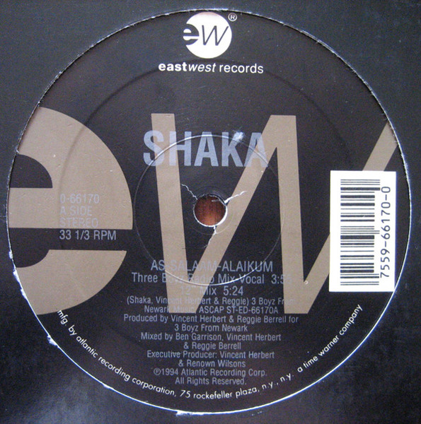 Shaka - As-Salaam-Alaikum | EastWest Records America (0-66170)