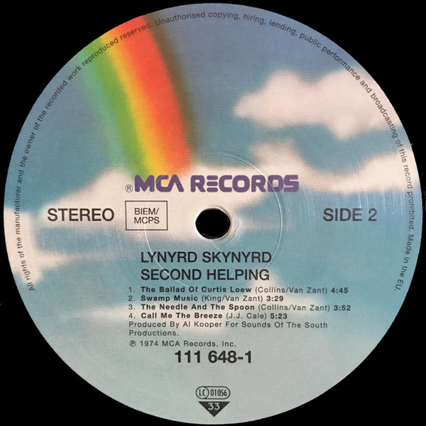 Lynyrd Skynyrd - Second Helping | MCA Records (111 648-1) - 4 Lynyrd Skynyrd - Second Helping | MCA Records (111 648-1) - 4