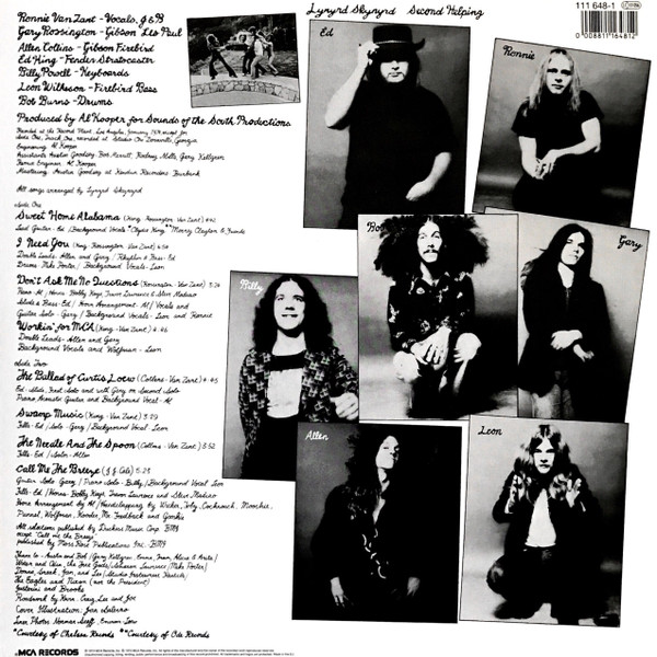 Lynyrd Skynyrd - Second Helping | MCA Records (111 648-1) - 2 Lynyrd Skynyrd - Second Helping | MCA Records (111 648-1) - 2