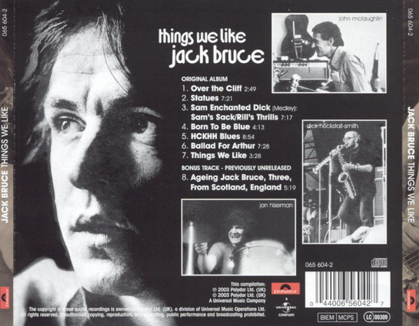 Jack Bruce - Things We Like | Polydor (065 604-2) - 2