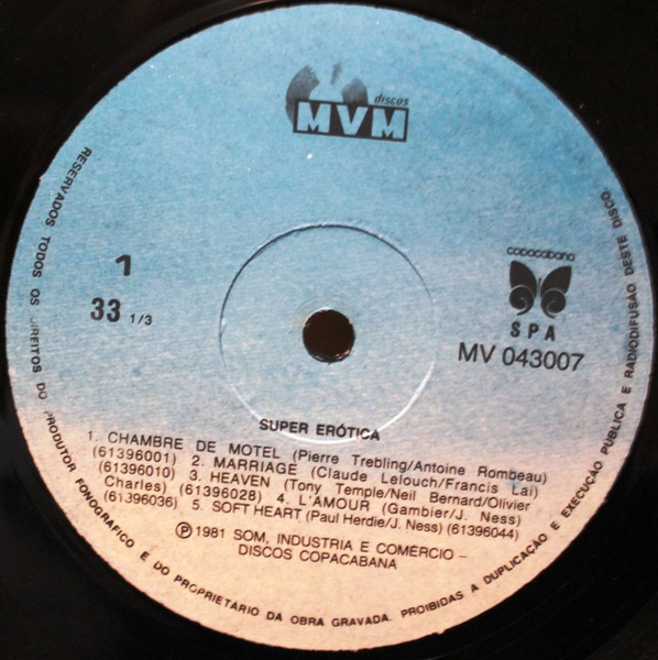 Super Erótica - Super Erótica | Discos MVM (MV-043007) - 4