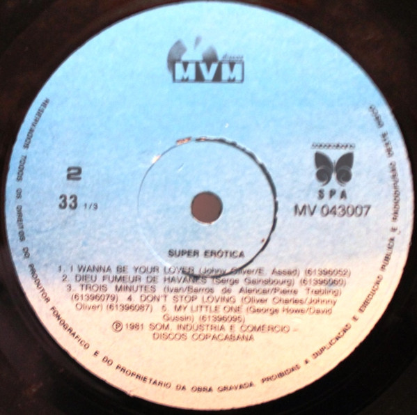 Super Erótica - Super Erótica | Discos MVM (MV-043007) - 3