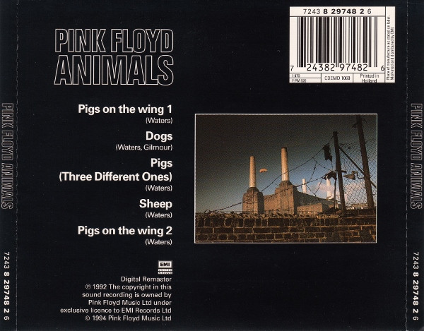 Pink Floyd - Animals | EMI United Kingdom (7243 8 29748 2 6) - 2 Pink Floyd - Animals | EMI United Kingdom (7243 8 29748 2 6) - 2