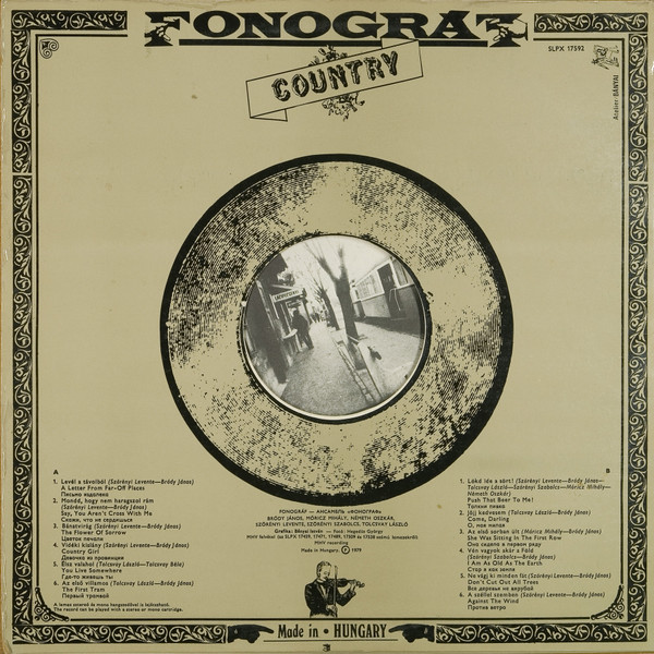 Fonográf - Country Album | Pepita (SLPX 17592) - 2