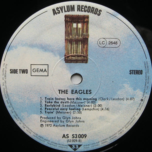 Eagles - Eagles | Asylum Records (AS 53 009) - 4