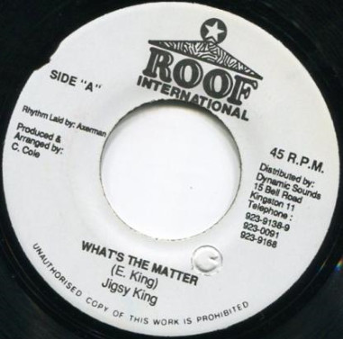 Jigsy King - What's The Matter | Roof International (none) - main