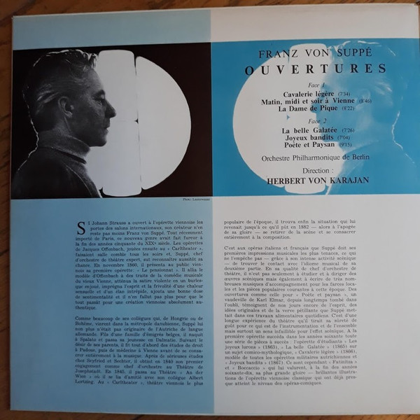 Franz von Suppé - Herbert von Karajan - Berliner Philharmoniker - Ouvertures | Deutsche Grammophon (2530 051) - 2 Franz von Suppé - Herbert von Karajan - Berliner Philharmoniker - Ouvertures | Deutsche Grammophon (2530 051) - 2