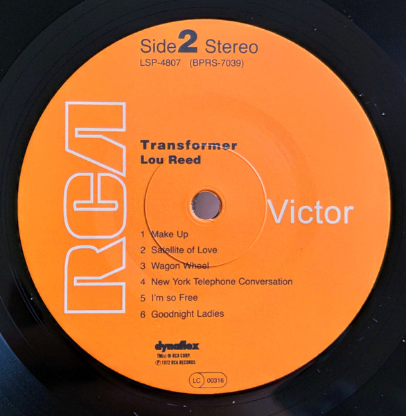 Lou Reed - Transformer | Speakers Corner Records (LSP-4807) - 4